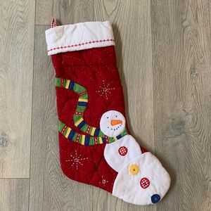 Pottery Barn Kids Stocking - Snowman